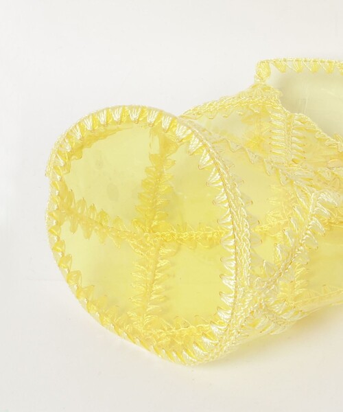 fredy emue（フレディエミュ）の「ビニールクロシェバケツバッグ（トートバッグ・レディース・イエロー/ブラウン系その他・FREE）」の13枚目の写真