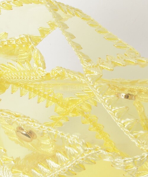 fredy emue（フレディエミュ）の「ビニールクロシェバケツバッグ（トートバッグ・レディース・イエロー/ブラウン系その他・FREE）」の14枚目の写真