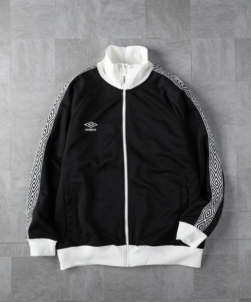 UMBRO(アンブロ)の「UMBRO(アンブロ)トラックジャケット(ブルゾン・メンズ・ブラック/ホワイト・M/L/XL)」の21枚目の写真