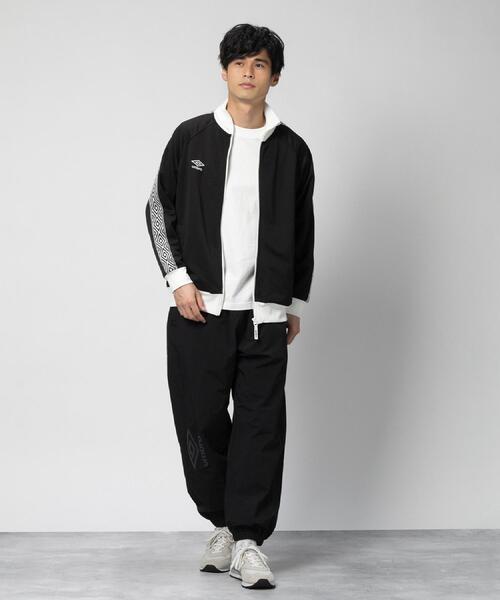 UMBRO(アンブロ)の「UMBRO(アンブロ)トラックジャケット(ブルゾン・メンズ・ブラック/ホワイト・M/L/XL)」の22枚目の写真