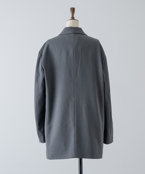 INTER FACTORY(インターファクトリー)の「hidden door tailored jacket made in INTER FACTORY(テーラードジャケット・レディース・グレー・FREE)」の20枚目の写真