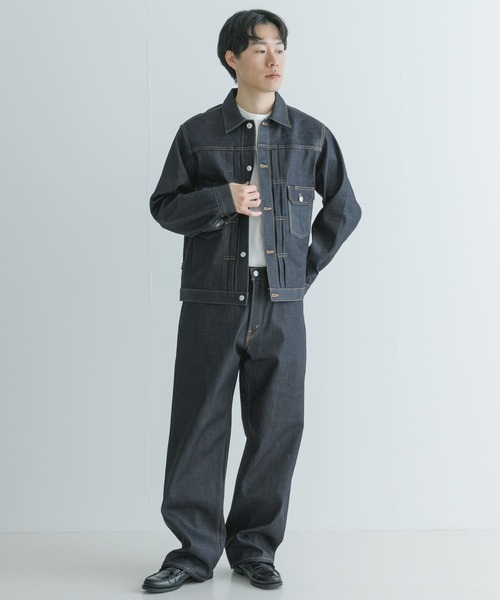 URBAN RESEARCH（アーバンリサーチ）の「SHIOTA　スーピマDENIM PANTSワイド #BOB（デニムパンツ・メンズ・インディゴブルー・28/32/30）」の6枚目の写真