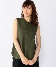 SHIPS for women | SHIPS Days: ノースリーブ ブラウス（オリーブ）(シャツ/ブラウス)