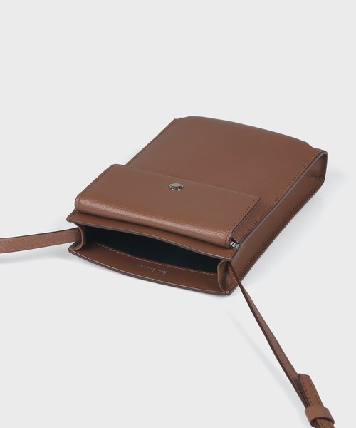 ポールスミス ブラウン ポシェット ボディバック レザー 鞄 メンズ