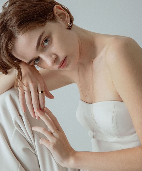 URBAN RESEARCH（アーバンリサーチ）の「decor『デコール』　石のリング オニキス（リング・レディース・ゴールド/シルバー・13/11）」の7枚目の写真