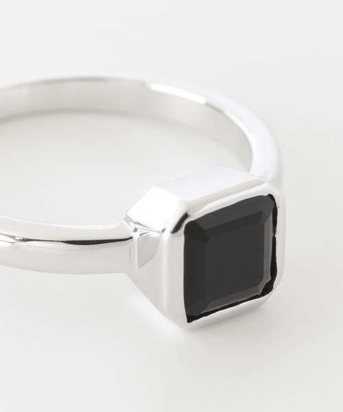 URBAN RESEARCH（アーバンリサーチ）の「decor『デコール』　石のリング オニキス（リング・レディース・ゴールド/シルバー・13/11）」の22枚目の写真