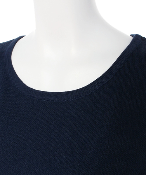 MOUSSY（マウジー）の「N/S KNIT TOP（タンクトップ・レディース・ブラウン/ブラック/カーキ系/ネイビー・FREE）」の7枚目の写真