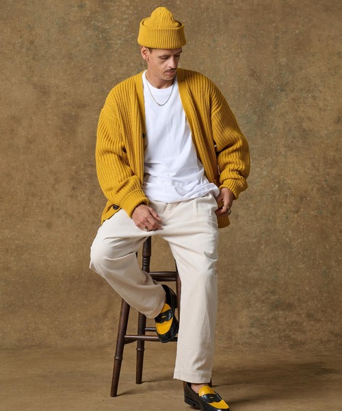 THEOREM（セオレム）の「mlt4662- One Point Logo Embroidered LS Tee ロンT（Tシャツ/カットソー・メンズ・ホワイト×グリーン/ホワイト×ブラック/ホワイト系その他/ホワイト×ブラウン・S/M/L/XL/XS/XXL）」の9枚目の写真