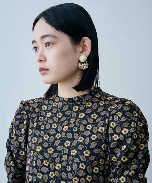 MEDE19F（メデジュウキュウ）の「ＭＥＤＥ１９Ｆ　Ｂｏｕｔｉｑｕｅ　８８８さんコラボ　パール遣いの２ウェイイヤリング（イヤリング・レディース・ゴールド系その他・ONE SIZE）」の6枚目の写真