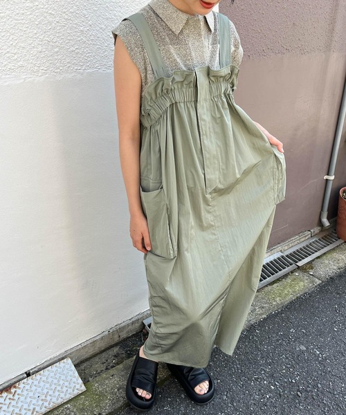 KBF（ケイビーエフ）の「ミリタリーフリルジャンパースカート