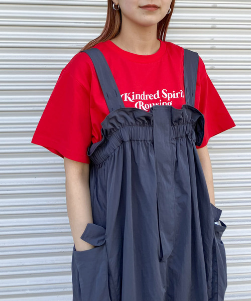 新品　KBF ミリタリーフリルジャンパースカート 楽天市場】【SALE／20%OFF】ミリタリーフリルジャンパースカート