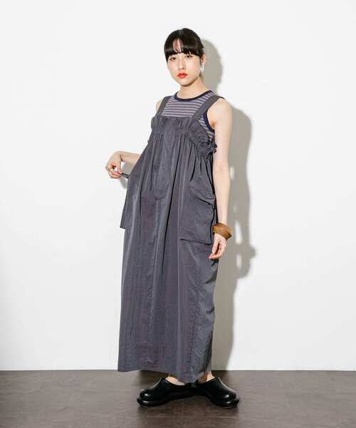 新品　KBF ミリタリーフリルジャンパースカート 楽天市場】ミリタリーフリルジャンパースカート／KBF（KBF