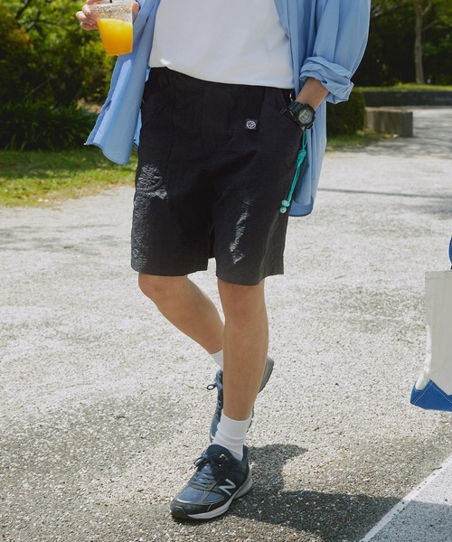 THE CRAFT CREW PRODUCTS(ザクラフトクループロダクツ)の「水陸両用 ナイロンウェービングベルトガーデニングクライミングショートパンツ / 接触冷感・速乾・UVカット【THE CRAFT CREW PRODUCTS】(水着・メンズ・ベージュ/チャコール/カーキ/グレー/ネイビー/ブラック・L/M/S)」の13枚目の写真