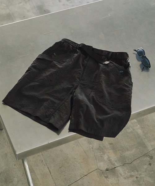 THE CRAFT CREW PRODUCTS(ザクラフトクループロダクツ)の「水陸両用 ナイロンウェービングベルトガーデニングクライミングショートパンツ / 接触冷感・速乾・UVカット【THE CRAFT CREW PRODUCTS】(水着・メンズ・ベージュ/チャコール/カーキ/グレー/ネイビー/ブラック・L/M/S)」の21枚目の写真