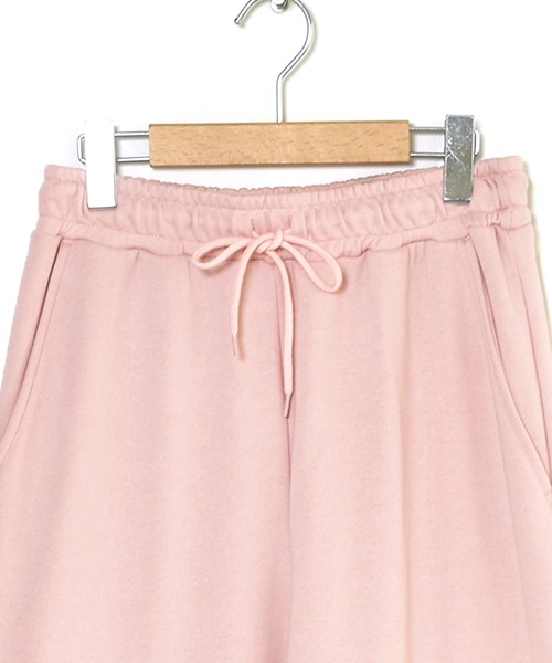 Alley by w closet（アリーバイダブルクローゼット）の「【Alley】裏毛カーゴパンツ（スウェットパンツ・レディース・オフホワイト/ピンク系その他/グレー・FREE）」の14枚目の写真