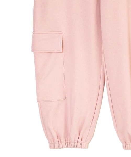 Alley by w closet（アリーバイダブルクローゼット）の「【Alley】裏毛カーゴパンツ（スウェットパンツ・レディース・オフホワイト/ピンク系その他/グレー・FREE）」の15枚目の写真