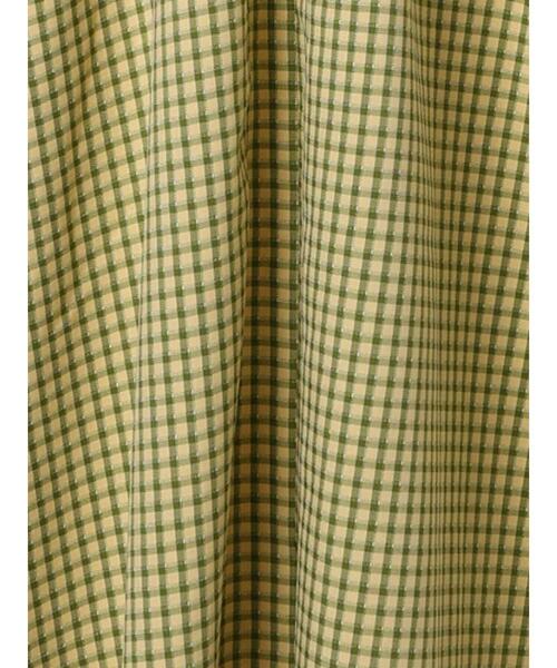 ehka sopo（エヘカソポ）の「チェックスクエア襟ワンピース（ワンピース・レディース・オフホワイト/ブラック/グリーン/イエロー・F）」の5枚目の写真