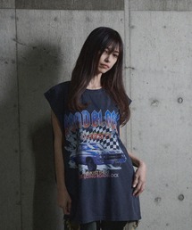 SILVER BULLET | 『CavariA/キャバリア』ピグメント加工ロックタンクトップ(Tシャツ/カットソー)