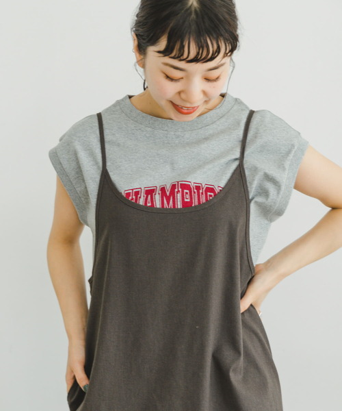 Champion（チャンピオン）の「Champion　SLEEVELESS SHIRTS（Tシャツ/カットソー・レディース・グレー/ライトブルー/ネイビー/ホワイト・LARGE）」の6枚目の写真