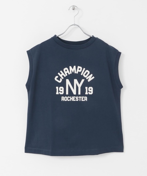 Champion（チャンピオン）の「Champion　SLEEVELESS SHIRTS（Tシャツ/カットソー・レディース・グレー/ライトブルー/ネイビー/ホワイト・LARGE）」の16枚目の写真