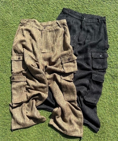 WudgeBoy（ワッジボーイ）の「tweed cargo pants（カーゴパンツ・レディース・ブラック/ブラウン・MEDIUM/LARGE/X-LARGE）」の8枚目の写真