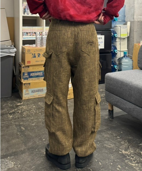 WudgeBoy（ワッジボーイ）の「tweed cargo pants（カーゴパンツ・レディース・ブラック/ブラウン・MEDIUM/LARGE/X-LARGE）」の7枚目の写真