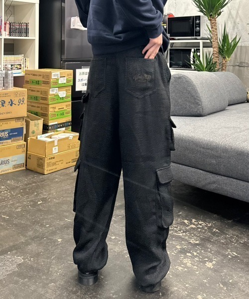 WudgeBoy（ワッジボーイ）の「tweed cargo pants（カーゴパンツ・レディース・ブラック/ブラウン・MEDIUM/LARGE/X-LARGE）」の6枚目の写真