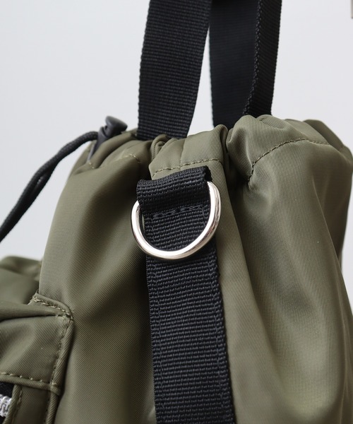 MEI（メイ）の「MEI DRAW SHOULDER（ショルダーバッグ・メンズ・ピンク/オリーブ/ブラック・FREE）」の12枚目の写真