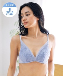 aimerfeel（エメフィール）の「【吸水速乾×メッシュで汗のべたつきとサヨナラ！まるでノンワイヤーな楽ちんブラ】リリーエアリークール aimerfeel楽ブラ(R) 単品ブラジャー（ブラジャー）」