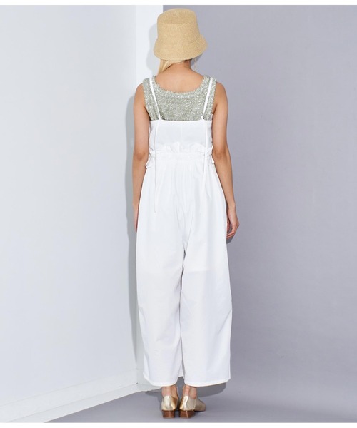 Settimissimo（セッティミッシモ）の「シャーリングデザイン オールインワン サロペット（サロペット/オーバーオール・レディース・ホワイト/ダークグレー・FREE）」の16枚目の写真