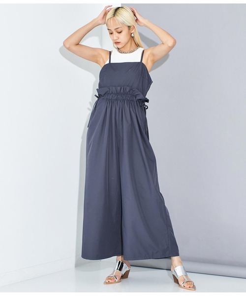 Settimissimo（セッティミッシモ）の「シャーリングデザイン オールインワン サロペット（サロペット/オーバーオール・レディース・ホワイト/ダークグレー・FREE）」の22枚目の写真