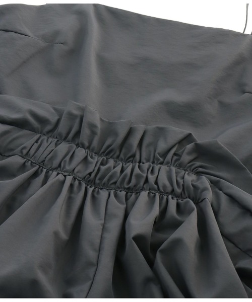 Settimissimo（セッティミッシモ）の「シャーリングデザイン オールインワン サロペット（サロペット/オーバーオール・レディース・ホワイト/ダークグレー・FREE）」の15枚目の写真