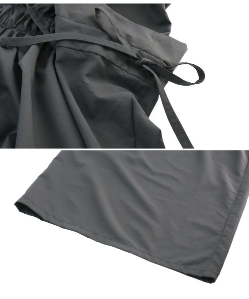 Settimissimo（セッティミッシモ）の「シャーリングデザイン オールインワン サロペット（サロペット/オーバーオール・レディース・ホワイト/ダークグレー・FREE）」の13枚目の写真