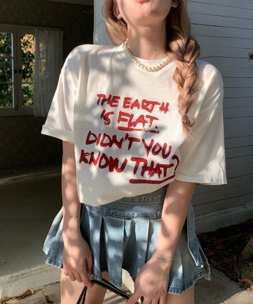 Achic(アシック)の「グラフィックプリント半袖Tシャツ(Tシャツ/カットソー・レディース・ブラック/ホワイト・M)」の7枚目の写真