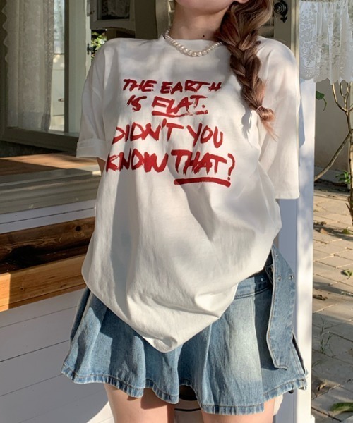 Achic(アシック)の「グラフィックプリント半袖Tシャツ(Tシャツ/カットソー・レディース・ブラック/ホワイト・M)」の8枚目の写真