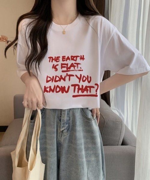 Achic(アシック)の「グラフィックプリント半袖Tシャツ(Tシャツ/カットソー・レディース・ブラック/ホワイト・M)」の15枚目の写真