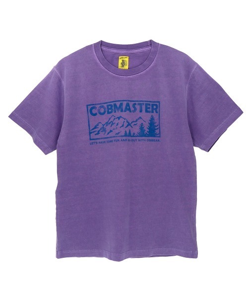 COBMASTER（コブマスター）の「【COBMASTER/コブマスター】COB MOUNTAIN TEE/半袖Tシャツ（Tシャツ/カットソー・メンズ・ブラック/アイボリー/ブルー/パープル・MEDIUM/SMALL/X-LARGE/LARGE）」の4枚目の写真