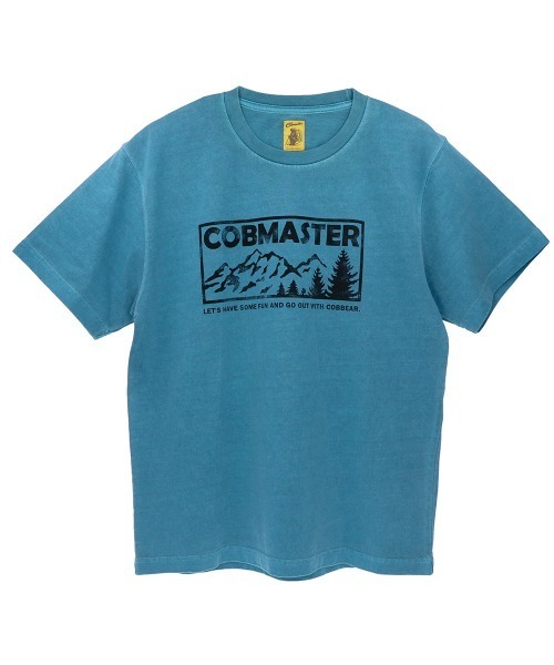 COBMASTER（コブマスター）の「【COBMASTER/コブマスター】COB MOUNTAIN TEE/半袖Tシャツ（Tシャツ/カットソー・メンズ・ブラック/アイボリー/ブルー/パープル・MEDIUM/SMALL/X-LARGE/LARGE）」の3枚目の写真