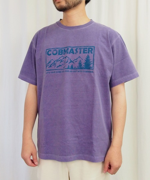 COBMASTER（コブマスター）の「【COBMASTER/コブマスター】COB MOUNTAIN TEE/半袖Tシャツ（Tシャツ/カットソー・メンズ・ブラック/アイボリー/ブルー/パープル・MEDIUM/SMALL/X-LARGE/LARGE）」の12枚目の写真