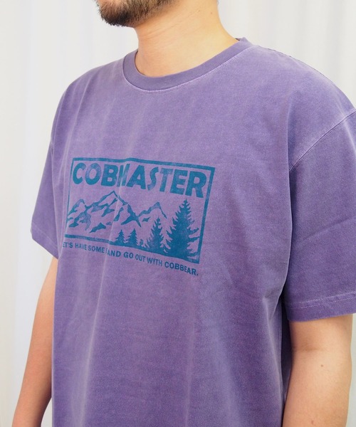 COBMASTER（コブマスター）の「【COBMASTER/コブマスター】COB MOUNTAIN TEE/半袖Tシャツ（Tシャツ/カットソー・メンズ・ブラック/アイボリー/ブルー/パープル・MEDIUM/SMALL/X-LARGE/LARGE）」の13枚目の写真