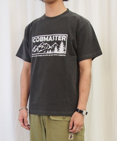COBMASTER（コブマスター）の「【COBMASTER/コブマスター】COB MOUNTAIN TEE/半袖Tシャツ（Tシャツ/カットソー・メンズ・ブラック/アイボリー/ブルー/パープル・MEDIUM/SMALL/X-LARGE/LARGE）」の7枚目の写真
