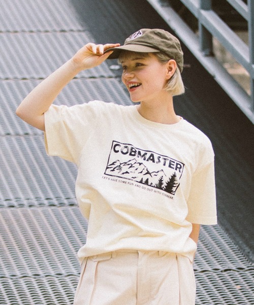 COBMASTER（コブマスター）の「【COBMASTER/コブマスター】COB MOUNTAIN TEE/半袖Tシャツ（Tシャツ/カットソー・メンズ・ブラック/アイボリー/ブルー/パープル・MEDIUM/SMALL/X-LARGE/LARGE）」の14枚目の写真