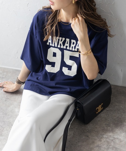 paragraph★ミニノーボディーオウンズ半袖Tシャツ 佐川特急発送 マイクロボーダードローストリングオーバーサイズ半袖Tシャツ