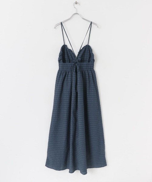 SENSE OF PLACE by URBAN RESEARCH（センスオブプレイスバイアーバンリサーチ）の「チェックキャミワンピース（ワンピース・レディース・ブラック/オレンジ/ネイビー・ONE/S）」の16枚目の写真