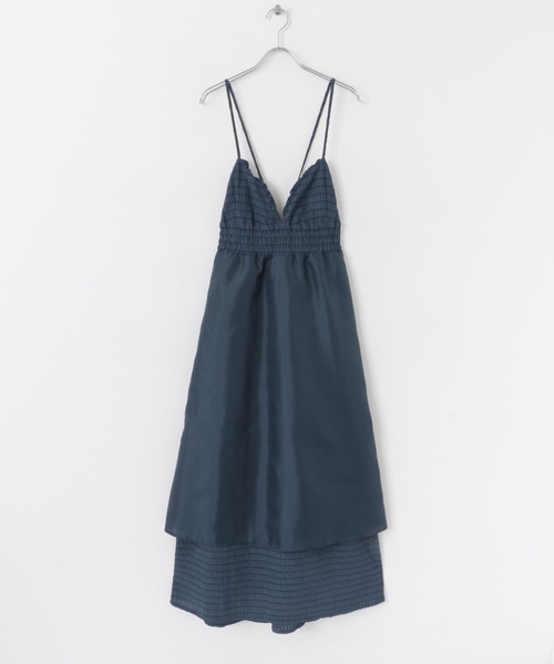 SENSE OF PLACE by URBAN RESEARCH（センスオブプレイスバイアーバンリサーチ）の「チェックキャミワンピース（ワンピース・レディース・ブラック/オレンジ/ネイビー・ONE/S）」の17枚目の写真