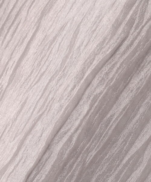 NATURAL BEAUTY BASIC（ナチュラルビューティーベーシック）の「2wayワッシャーシアーリボンブラウス（シャツ/ブラウス・レディース・ブラック/グレー/ピンク・MEDIUM/SMALL）」の7枚目の写真