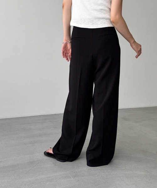 CANAL JEAN(キャナルジーン)の「El mar リネンタックパンツ(その他パンツ・レディース・ブラック/ベージュ・X-SMALL/SMALL/MEDIUM)」の7枚目の写真