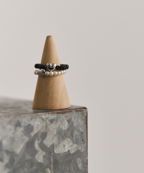 Aunt Marie's（アントマリーズ）の「ハートビーズ2Ｐセットリング（リング・レディース・その他・FREE）」の12枚目の写真