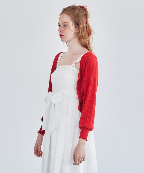 REDYAZEL（レディアゼル）の「クロシェカーディガン（カーディガン/ボレロ・レディース・ブルー/ホワイト/ボルドー・FREE）」の20枚目の写真