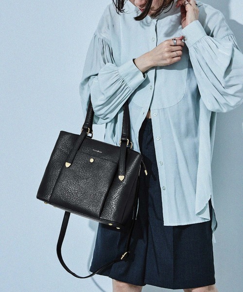 【セール】【HUNDRED】 3層切り替えデザインハンドバッグ 2wayショルダーバッグ レディース（ハンドバッグ）｜HUNDRED（ハンドレッド）